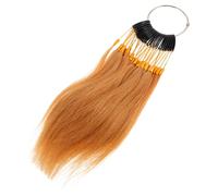 Gatuida Échantillons de Cheveux Humains pour Test de Couleur Anneaux de Coloration Pratique Teinture Échantillon de Cheveux pour Test de Couleur Nuancier pour Coiffure
