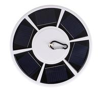 Gatuida Éclairage pour Mât De Drapeau Solaire LED Lampe pour Terrasse Et Camping Plein Air Étanche