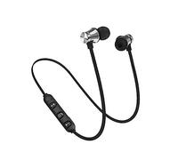 Gatuida Écouteurs sans Fil Tour de Cou Stéréo 4.1 Casque Rétractable Antibruit Mains Compatible Multi-Appareils pour Sport Voiture