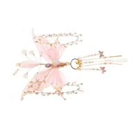 Gatuida Élégante Pince à Cheveux Rétro avec Pompons Flottants Accessoire Cheveux Femme Style Chinois Traditionnel Mariage Costume Fée