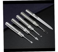 Gatuida Éliminateur De Peaux Mortes Acier Inoxydable Repousse-cuticules Coupe-cuticules Fourchette à Callosités Outils De Manucure Pour Mains