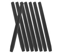 Gatuida Embouts de Branches de Lunettes Antidérapants en PC Noir, Coussinets Confortables pour Oreilles, 4 Paires pour Maintenir les Lunettes sans Glisser