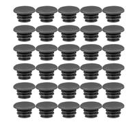 Gatuida Embouts de Guidon Vélo Noir 22mm en Caoutchouc 30 Pièces pour BMX | Bouchons D’extrémité pour Barre, Protection du Tube Poignée, pour Route et Vtt