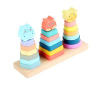 Gatuida Empiler Garçon Fille Tour Éducative Colorée Tri Formes et Couleurs Stimulation Sensorielle pour Garçons et Filles Cadeau Éducatif an et Plus