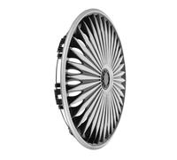 Gatuida Enjoliveurs de Moyeu de Roue Décoratifs 14 Pouces, 4 Pièces, Polypropylène Argenté, Universels pour Voiture, Protection Robuste, Installation Facile, Accessoire Extérieur