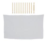 Gatuida Ensemble D’Outils pour Poterie 12 Pcs avec Rouleau à Pâtisserie en Bois Guides D’Épaisseur Précis et Tapis en Lin Antiadhésif Kit Complet pour Modelage Argile Céramique et