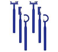 Gatuida Ensemble de 6 Outils D'entraînement Langue Bleu pour Thérapie Oromotrice, Dispositif D'exercices Pointe Langue, Entraîneur des Muscles Buccaux, Aide la Rééducation Orale