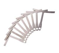 Gatuida Ensemble de 9 Pièces Pied à Coulisse en Acier Inoxydable pour Guitare Acoustique et Électrique Règle de Mesure pour Manche et Touche Outil de Mesure Précis pour Réglage d'Arc et