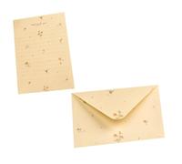 Gatuida Ensemble de Papier à Lettres et Enveloppes Petites Fleurs 20 Pièces Kit D’écriture pour Correspondance Personnelle et Saint-Valentin
