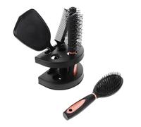 Gatuida Ensemble Peigne Et Miroir Antistatique 5 Pièces Brosse à Cheveux, Kit Coiffage Portable Pour Boucles Et Entretien Capillaire
