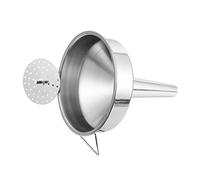 Gatuida Entonnoir Inox Large et Épais avec Filtre Entonnoir Cuisine pour Huile Sauce Soja et Transfert sans Éclaboussures Acier Inoxydable pour Bouteilles et Contenants