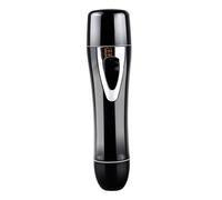 Gatuida Épilateur Électrique Femme Portable sans Fil Mini Tondeuse Sèche et Humide Design Sûr Anti-coupure Tête Rotative Amovible pour Visage et Corps Pratique et Silencieux Couleur Noire