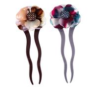 Gatuida Épingle à Cheveux en 2Pcs Baguette à Cheveux Vintage pour Chignon Accessoire Hanfu Décoratif Filles Pratique et Élégant pour Mariages et Sorties