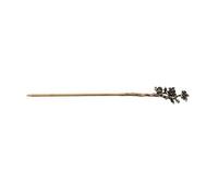 Gatuida Épingle à Cheveux en Cuivre Vintage Or à Motif Floral, Bâtonnet pour Chignon Hanfu, Confortable et Facile à Porter, Accessoire Élégant pour Usage Festif ou Quotidien