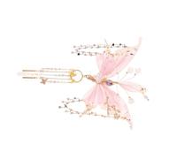 Gatuida Épingle à Cheveux Style Chinois Pinces à Cheveux à Pompon Décoratif Féerique pour Mariage et Costume