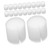Gatuida Éponge de Plantation Hydroponique 100 Pcs Blanc pour Culture Hors-Sol de Légumes Balcon Bandeau Substrat sans Sol Bloc Germoir Jardinage