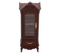 Gatuida Étagère Miniature pour Maison de poupée : Décoration d’étagère pour Maison de poupée - Accessoires pour Maquette de Meuble à vin Miniature à 3 Niveaux - Ornements de Meubles de