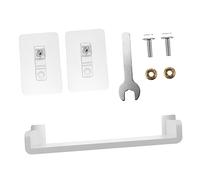 Gatuida Étagère Murale U Forme sans Perçage Étanche pour Rangement Salle de Bain et Cuisine Plastique Charge Renforcée Installation Facile avec Notice Anglais Blanche