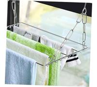 Gatuida Étendoir à Linge Multifonction Balcon Acier Inoxydable pour Chaussures Chaussettes Vêtements Séchage Compact et Résistant Corrosion