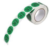 Gatuida Étiquettes Autocollantes D’Approbation Qc Rondes Petit Format Adhésif Fort 500 Pièces par Rouleau pour Contrôle Qualité Inventaire et Gestion des Stocks Usage Industriel et