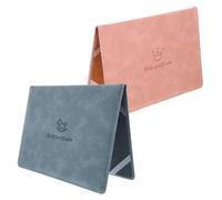 Gatuida Étui à Certificat de Naissance pour Bébé 2pcs en Cuir Artificiel Résistant et Portable Motifs Cartoon Décoratifs, Organiseur Pratique pour Documents Garçon et Filles