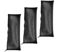 Gatuida Étui De Micro À Fermeture Éclair 3 Pièces En PU Avec Cordon De Serrage Pour Musiciens Et Artistes Pour Protection Anti-Poussière En Voyage
