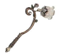 Gatuida Extincteur de Bougie Vintage Métal avec Capuchon Anti-Cendres Outil Manuel Sûr pour Extinction de Flamme Design Européen Élégant Adapté Maison Hôtel Mariage