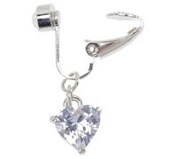 Gatuida Faux Anneau de Nombril sans Piercing à Clip en Alliage Zircon Brillant Bijou Femme Hypoallergénique Taille Unique Accessoire Élégant pour Tenue Quotidienne et Occasions