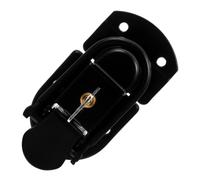 Gatuida Fermoir Métallique De Valise à Bascule Loquet à Clé, Verrou Vintage En Fer Noir, Compatible Valises Et Boîtes à Bijoux, Sélecteur 2 Trous, Usage Sécuritaire En Voyage,