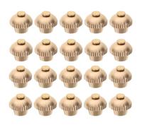 Gatuida Fermoirs à Épingles Métalliques Dorés 50 Pcs, Fermoirs à Goupille de Verrouillage Arrière Compatibles Badges et Porte-badge, Accessoires Sécurisés pour Loisirs Créatifs