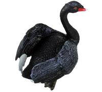 Gatuida Figurine Canard Noir Décoration Jardin Extérieur Réaliste Modèle Plastique pour Table et Pelouse