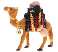 Gatuida Figurine Chameau Réaliste 14 Cm, Modèle Miniature D’Animal du Désert en Matériau Solide, Décoration Intérieure Créative pour Maison, Bureau et Accessoires de Dessin Artistique