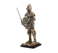 Gatuida Figurine Chevalier Médiéval Rétro Résine Décor Vintage pour Bureau Salon Étude Ornement Créatif