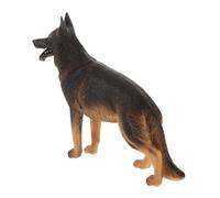 Gatuida Figurine de Chien Berger Allemand Réaliste Modèle Animal Miniature Décor Éducatif pour Garçon Fille
