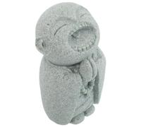 Gatuida Figurine de Moine Bouddhiste en Grès pour Aquarium et Bonsaï, Décoration Artistique Unique pour Chambre ou Bureau Design Esthétique et Atmosphère Sereine