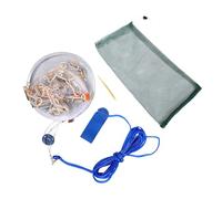 Gatuida Filet Main avec Anneau Aluminium Robuste Filet Épervier Facile à Lancer pour Attraper Appâts Piège Portable Haute Performance pour Eau Douce et Salée