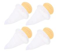 Gatuida Filtre à Poils d'Animaux Réutilisable 4 Pièces Collecteur Flottant pour Machine à Laver Panier Filtrant Solide Compatible Divers Lave-Linge Entretien Rapide