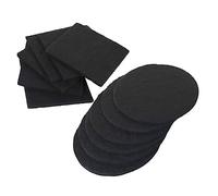 Gatuida Filtres à Charbon De Bois pour Compost Cuisine 12 Pièces Accessoires De Filtration Anti-odeurs pour Bac à Compost Domestique Remplacement