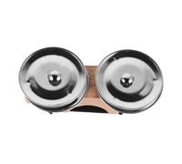 Gatuida Finger Cymbals Solid Wood and Steel Mini Handheld Percussion Instrument for and Adults Unique African Drum Sound Portable for Music Lessons