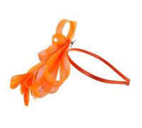 Gatuida Fleur de tête de fleur faire la fête sombre thé mini chapeau décoré femme capsme barrette cheveux pince à cheveux barettes cheveux bandeaux de fête fantaisie polyester Orange