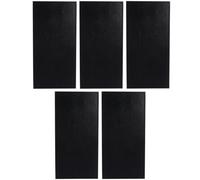 Gatuida Fondation pour Ruche Feuilles de Ruche Apiculture, Plastique Noir, 5 Pcs, pour Beekeeping et Fabrication de Bougies, Fondation de Rayons D'abeilles, Outil Apicole Essentiel, Ne Se