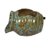 Gatuida Fontaine Décorative Céramique pour Jardin et Intérieur Cruche à Eau Circulante pour Bassin et Aquarium Accessoire de Décoration pour Patio et Balcon