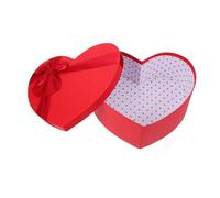 Gatuida Forme de Cœur pour Saint Valentin Coffret Élégant pour Fleurs et pour un Romantique Moyenne Rouge