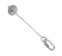 Gatuida Fourchette à Fruits Acier Inoxydable Jouet à Mâcher pour Perroquets Jouet Suspendu pour Oiseaux pour Calopsittes