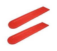 Gatuida Fourreaux De Guide-chaîne De Tronçonneuse 49 Cm 2 Pièces pour Jardinage Et Sciage Protection Robuste Anti-Coupure Transport Sécurisé en Plastique Dur Transparent