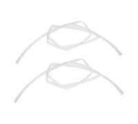 Gatuida Gaine Thermorétractable Transparente pour Extrémités de Lacets de Chaussures, Embouts Plastiques Ø5 Mm, 2 Pièces, Protection Solide pour Lacets de Baskets et Cordons,