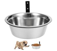 Gatuida Gamelle Suspendue pour Chien Et Chat en Acier Inoxydable Robuste, Bol Mural Surélevé 8 Pouces, Bol Pratique Et Anti-Renversement pour Animaux De Compagnie, pour Chiots Et Chatons