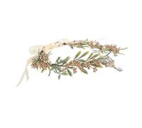 Gatuida Gouttes D'eau Entre Les Sourcils Couronne De Fleurs Artificielles Couronne De Fleurs De La Renaissance Bandeau Floral Cosplay Bandeau Fleur Femme Diadème Elfique Résine