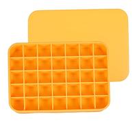 Gatuida Grand Moule Glaçons Silicone avec Couvercle Bac Glace Compartiments et Débordement pour Cocktails Whisky et Glacé