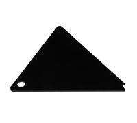 Gatuida Grattoir à Cire Triangulaire pour Snowboard Accessoire de Nettoyage Racloir à Fart pour Planche de Ski
